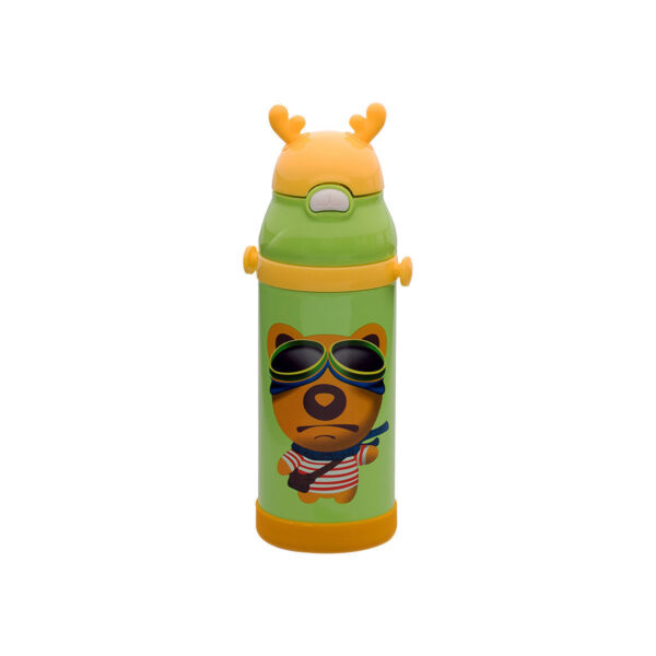 ΘΕΡΜΟΣ ΠΑΙΔΙΚΟ ANIMALS ΑΝΟΞΕΙΔΩΤΟ 350ML BEAR GREEN