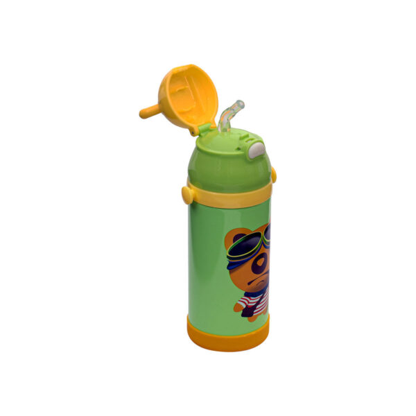 ΘΕΡΜΟΣ ΠΑΙΔΙΚΟ ANIMALS ΑΝΟΞΕΙΔΩΤΟ 350ML BEAR GREEN - Image 2