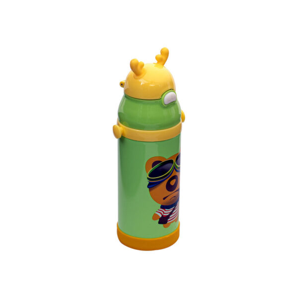 ΘΕΡΜΟΣ ΠΑΙΔΙΚΟ ANIMALS ΑΝΟΞΕΙΔΩΤΟ 350ML BEAR GREEN - Image 3