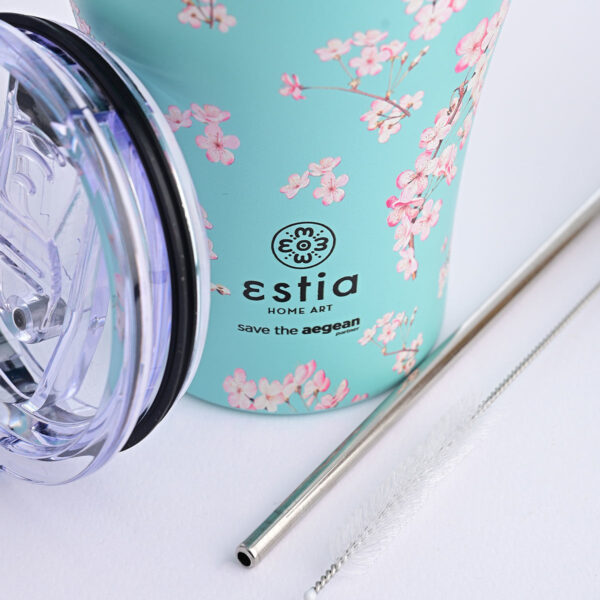 ΘΕΡΜΟΣ COFFEE MUG SAVE THE AEGEAN 350ml BLOSSOM GREEN - Image 3