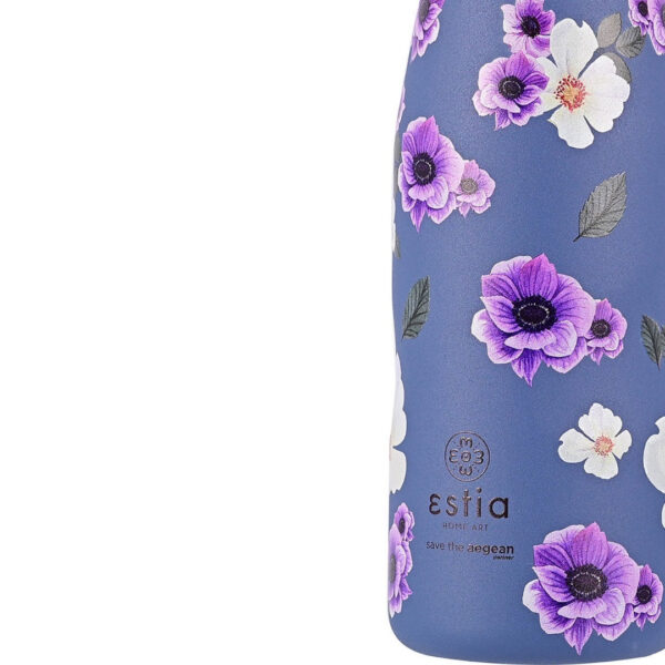 Estia Travel Flask Save the Aegean Garden Blue Estia 500ml - Image 5