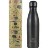 Estia Travel Flask Save Aegean Μπουκάλι Θερμός Matte Black 500ml 01-7799 - Image 4
