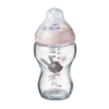 Tommee Tippee Γυάλινο Μπιμπερό Closer To Nature Κατά των Κολικών με Θηλή Σιλικόνης 250ml για 0+ μηνών Pink Mouse42270610 - Image 2
