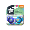 Tommee Tippee Ορθοδοντικές Πιπίλες Σιλικόνης Fun Style για 6-18 μηνών 2τμχ