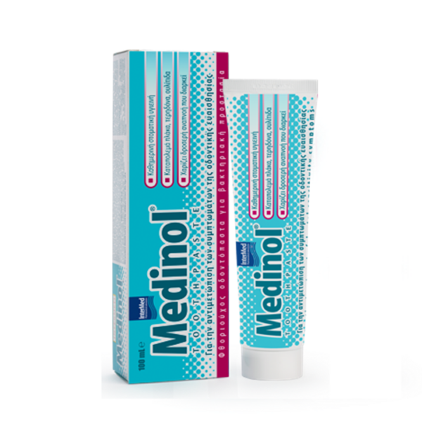Intermed Medinol Toothpaste Φθοριούχος Οδοντόκρεμα, 100 ml