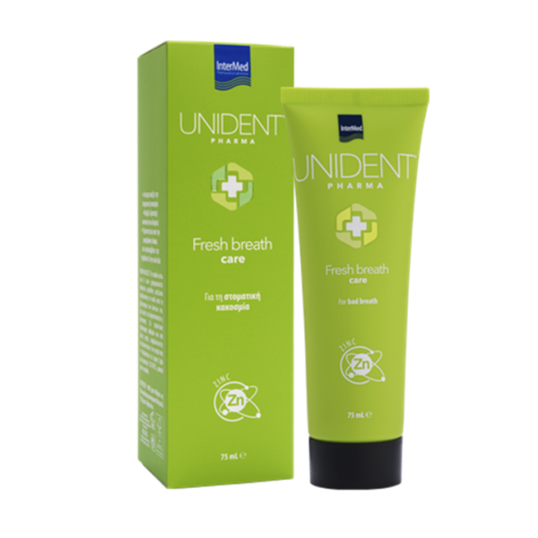 Intermed Unident Pharma Fresh Breath Care Οδοντόκρεμα κατά της Κακοσμίας, 75ml