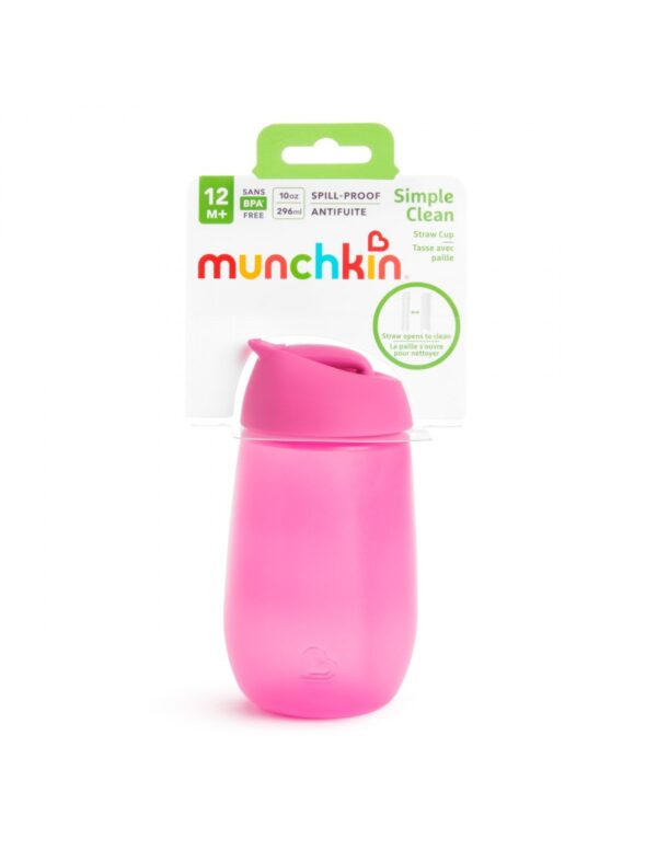 MUNCHKIN SIMPLE CLEAN STRAW CUP ΡΟΖ - Image 2