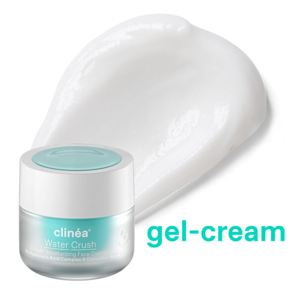 Clinea Water Crush Light 48ωρο Ενυδατικό Gel Προσώπου Ημέρας με Υαλουρονικό Οξύ 50ml - Image 2