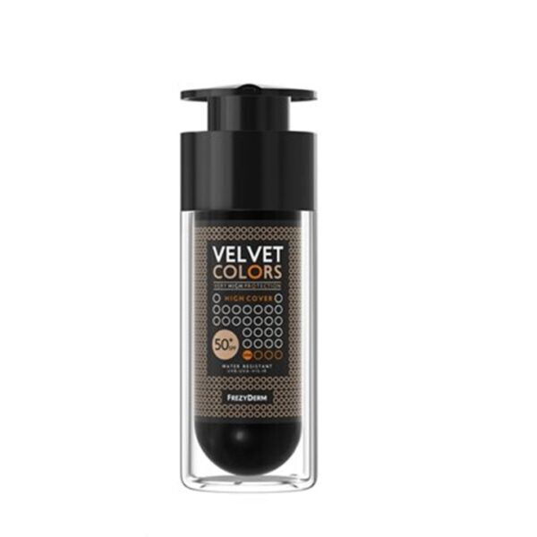 Frezyderm Velvet Colors Make Up High Cover SPF50+, 30ml