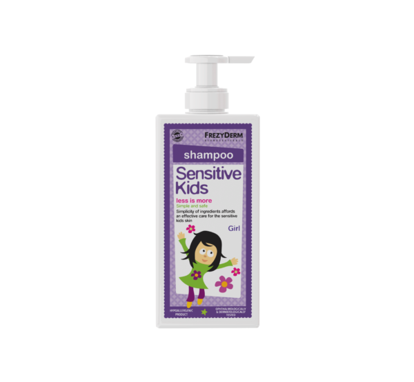 Frezyderm Sensitive Kids Shampoo for Girls Παιδικό Σαμπουάν για Κορίτσια, 200ml