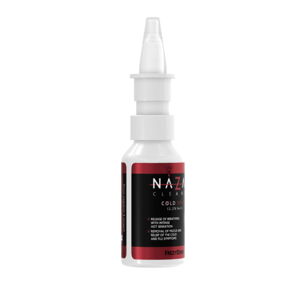 Frezyderm Nazal Cleaner Cold Spicy για Ανακούφιση από το Έντονο Κρυολόγημα Yπέρτονο Αλατούχο Διάλυμα 2,2% NaCl, 30ml - Image 4