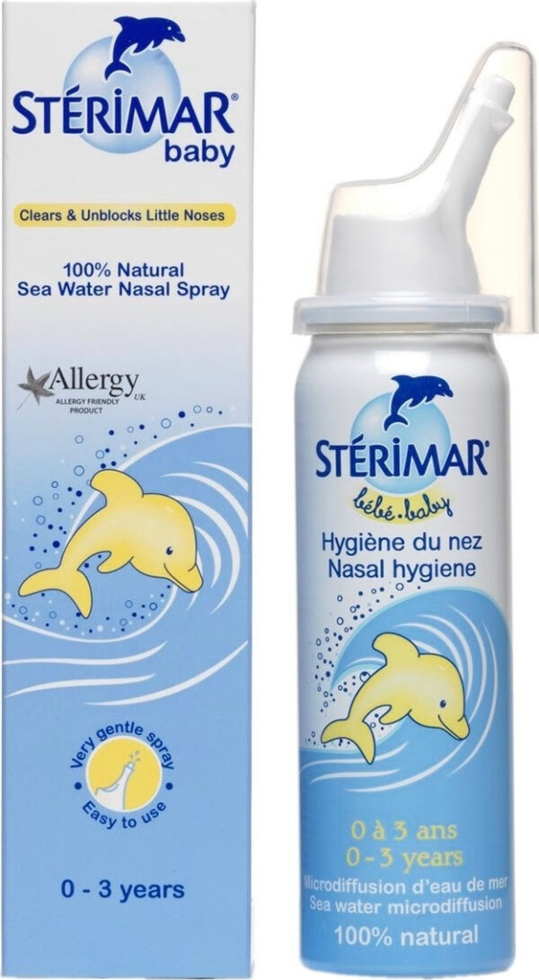 Sterimar Baby Nasal Hygiene Ρινικό Σπρέι με Θαλασσινό Νερό για Βρέφη και Παιδιά 100ml - Image 3