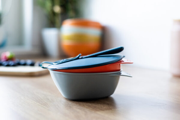 Tommee Tippee Σετ μπoλ φαγητού με προστατευτικό καπάκι και κουτάλι 7m+ - Image 6