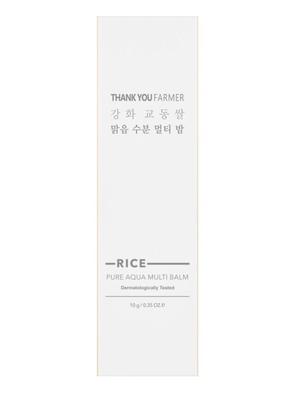 Thank You Farmer Rice Pure Aqua Multi Ενυδατικό Balm Προσώπου 10gr - Image 2