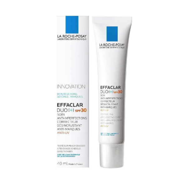 La Roche Posay Effaclar Duo+ Ενυδατικό Gel Προσώπου Ημέρας με SPF30 για Λιπαρές Επιδερμίδες κατά των Ατελειών & της Ακμής 40ml