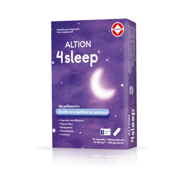 Altion 4Sleep Συμπλήρωμα για τον Ύπνο 30 κάψουλες