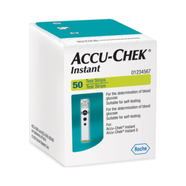Roche Accu-Chek Instant Ταινίες Μέτρησης Σακχάρου 50τμχ