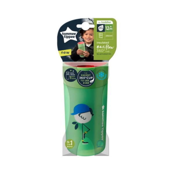Tommee Tippee Παιδικό Ποτηράκι Explora από Πλαστικό Πράσινο 250ml για 12m+ - Image 2