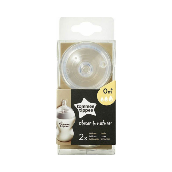Tommee Tippee Θηλές από Σιλικόνη Ρυθμιζόμενης Ροής για 0+ μηνών 2τμχ - Image 2