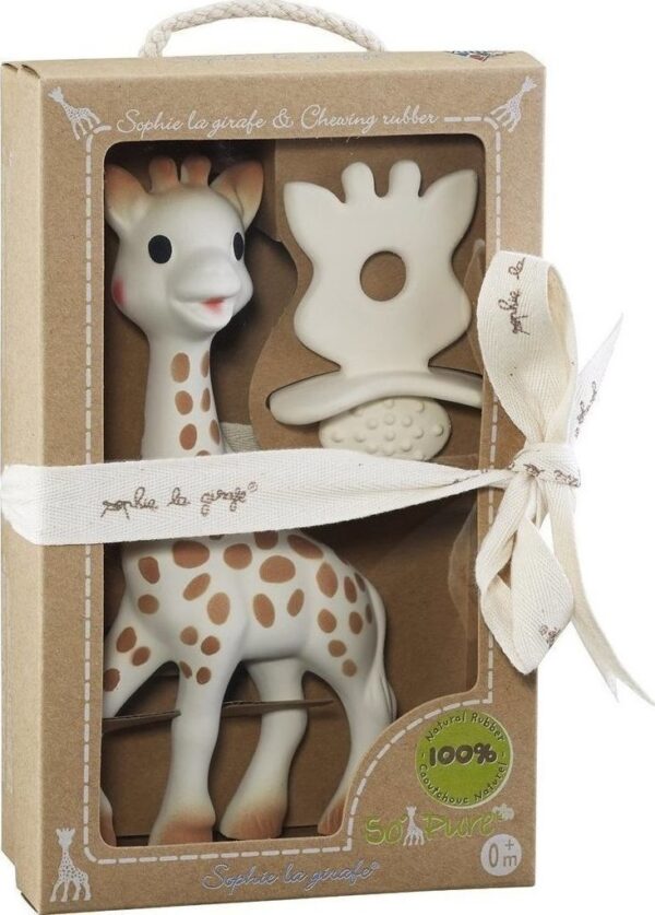 Sophie La Girafe Μασητικό Οδοντοφυΐας "Sophie the Giraffe" από Καουτσούκ για 0 m+ 2τμχ