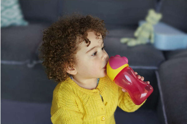 Philips Παιδικό Ποτηράκι "Bendy" από Πλαστικό Ροζ 300ml για 12m+ SCF798/02 - Image 4