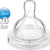 Philips Θηλές από Σιλικόνη Μεσαίας Ροής για 3+ μηνών SCF633/27 2τμχ