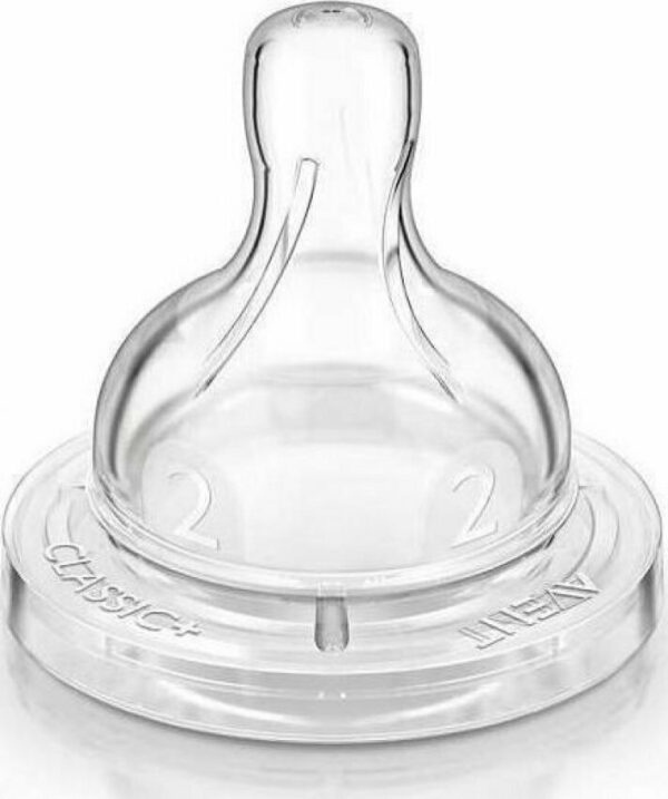 Philips Θηλές από Σιλικόνη Αργής Ροής για 1+ μηνών SCF632/27 2τμχ