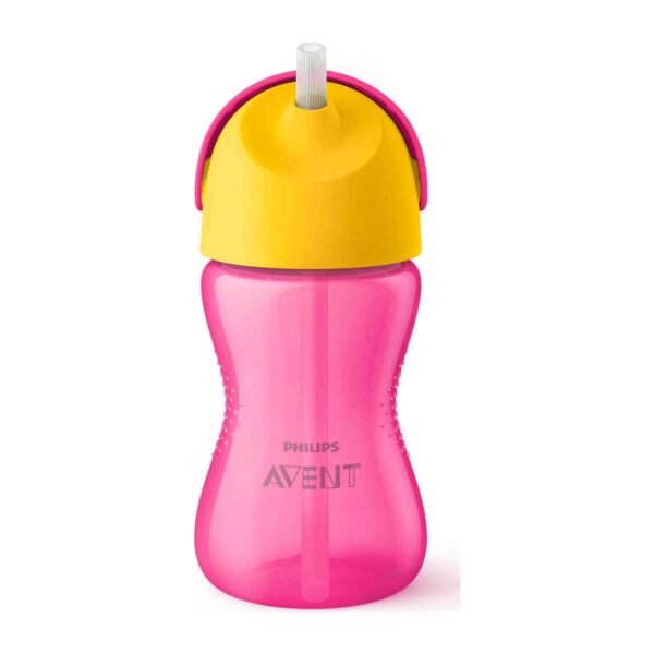 Philips Παιδικό Ποτηράκι "Bendy" από Πλαστικό Ροζ 300ml για 12m+ SCF798/02