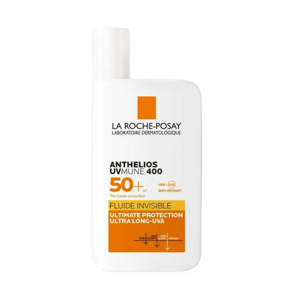 La Roche Posay Anthelios Uvmune 400 Invisible Fluid Αντηλιακή Κρέμα Προσώπου SPF50 50ml