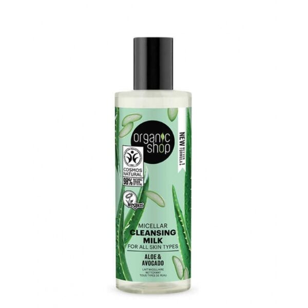 Organic Shop Micellar Water Καθαρισμού Aloe & Avocado 150ml