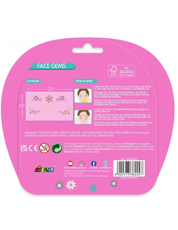 Avenir Face Gems Flowers 60808 - Image 3
