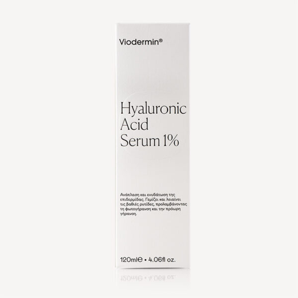 Viodermin Hyaluronic Acid 1% Serum Προσώπου με Υαλουρονικό Οξύ 120ml - Image 2