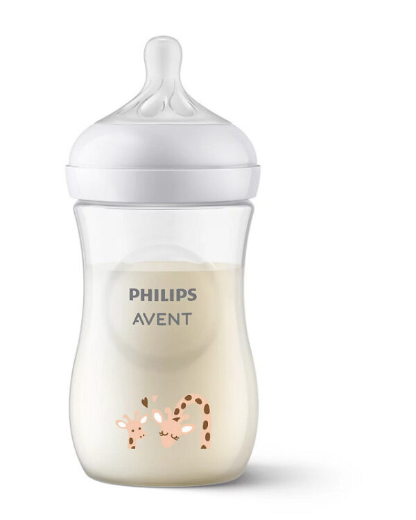Philips Πλαστικό Μπιμπερό Natural Response με Θηλή Σιλικόνης 260ml για 1+ μηνών SCY903/66