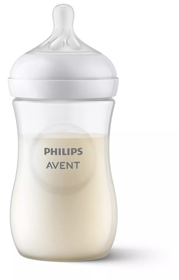 Philips Πλαστικό Μπιμπερό Natural Response με Θηλή Σιλικόνης 260ml για 1+ μηνών SCY903/01