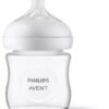 Philips Γυάλινο Μπιμπερό Natural Response με Θηλή Σιλικόνης 120ml για 0+ μηνών SCY930/01