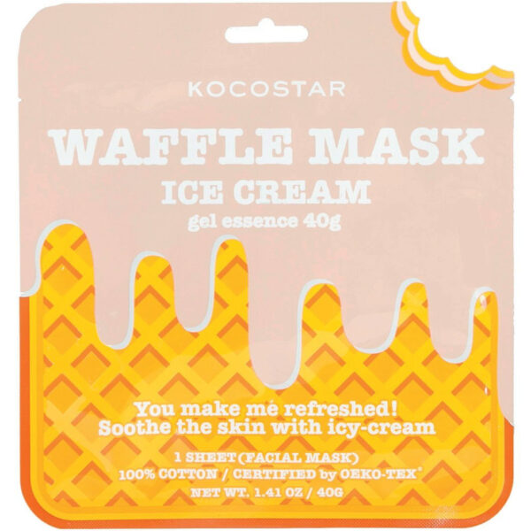 Kocostar Waffle Mask Ice Cream Μάσκα Προσώπου για Σύσφιξη 40gr