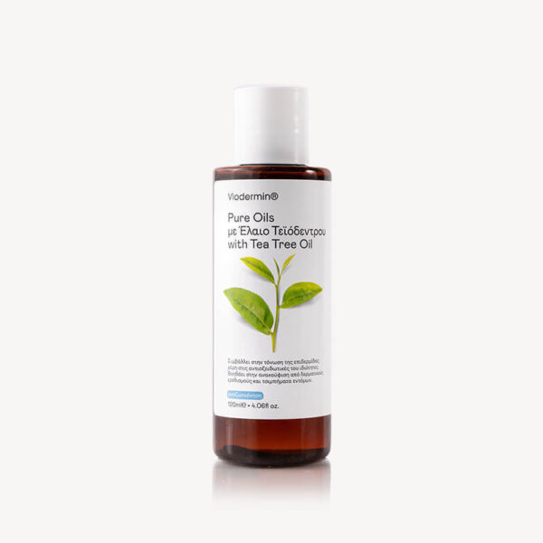 Viodermin Pure Oils με Έλαιο Τεϊόδεντρου για Ακμή & Εγκαύματα 120ml