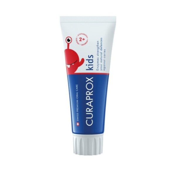 Curaprox Οδοντόκρεμα με Φθόριο 60ml 950 ppm με Γεύση Φράουλα για 2+ χρονών