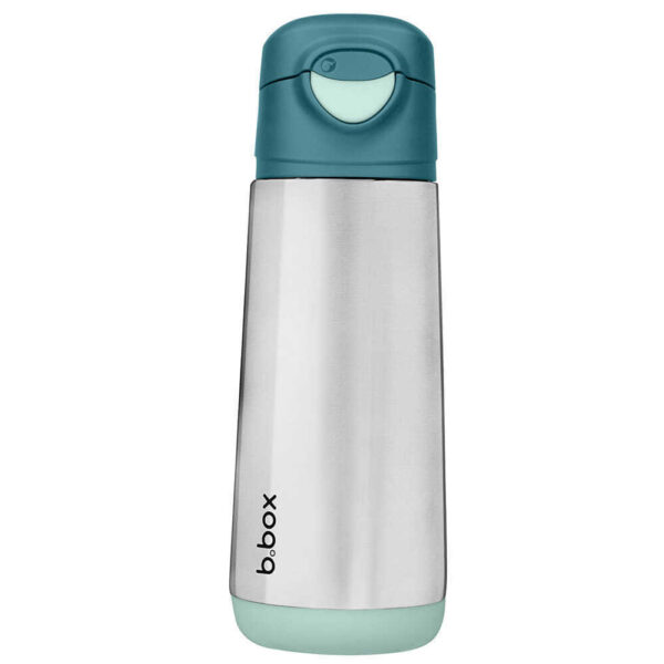 B.Box Μπουκάλι Θερμός Ανοξείδωτο BPA Free Emerald Forest 500ml με Λαβή BB500907