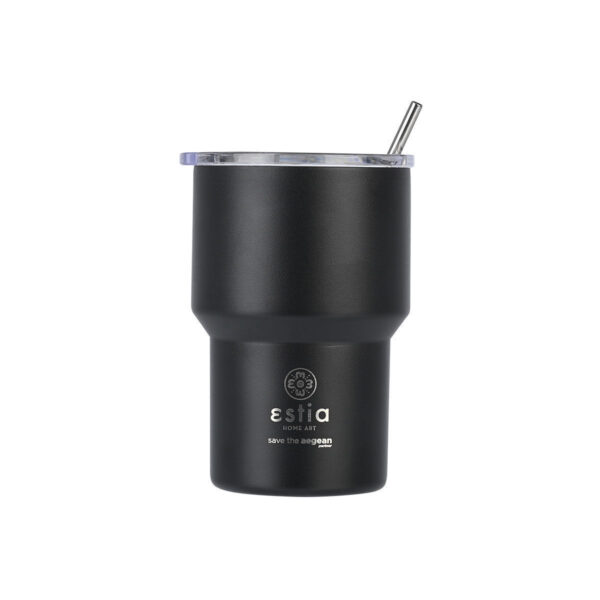 Estia Mug Lite Save The Aegean Midnight Black 400ml