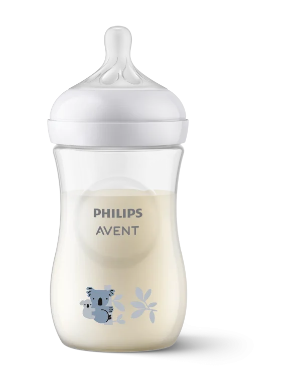Philips Πλαστικό Μπιμπερό Natural Response Κατά των Κολικών με Θηλή Σιλικόνης 260ml για 1+ μηνών SCY903/66