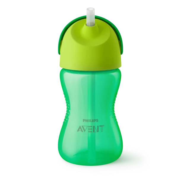 Philips Παιδικό Ποτηράκι "Bendy" από Πλαστικό Πράσινο 300ml για 12m+ SCF798/01