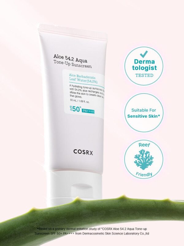 Cosrx Aloe 54.2 Aqua Tone Up Αντηλιακό Προσώπου SPF50 50ml - Image 3