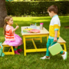 Munchkin Πλαστικό Παιδικό Σετ Φαγητού Yellow / Pink 12531 - Image 3