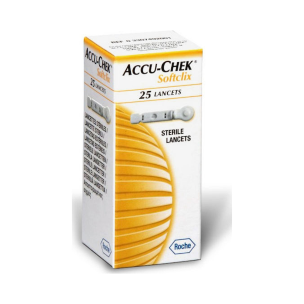 Roche Accu-Chek Softclix Lancets Σκαρφιστήρες 25τμχ