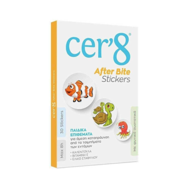 Vican Cer'8 After Bite Αυτοκόλλητο για Μετά το Τσίμπημα Κατάλληλα για Παιδιά 30τμχ