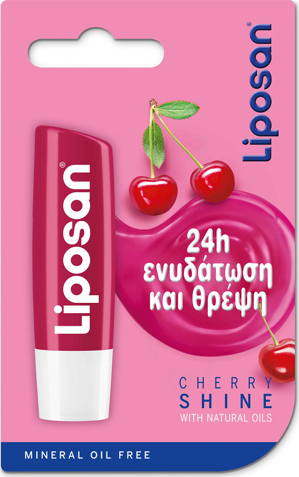 Liposan Cherry Shine Blister Lip Balm με Χρώμα 4.8gr