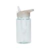 A Little Lovely Company Πλαστικό Παγούρι με Καλαμάκι Glitter-Silver DBGLSI31 450ml