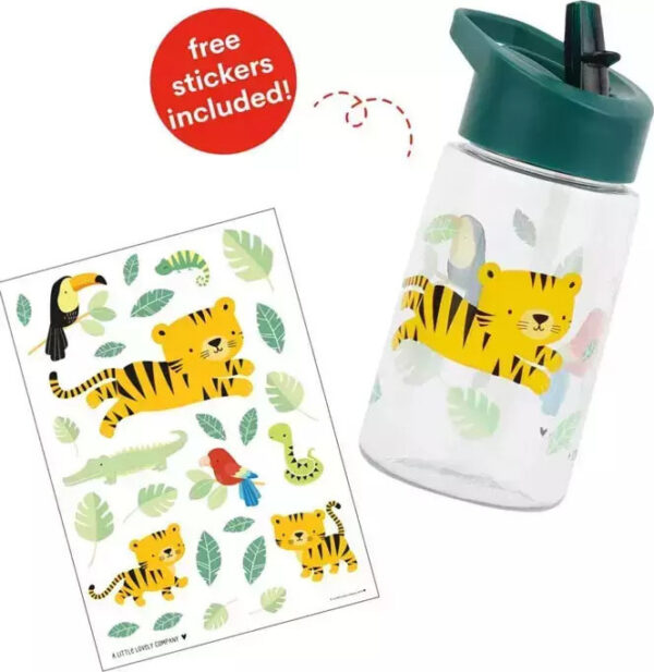A Little Lovely Company Πλαστικό Παγούρι Jungle Tiger DBJTGR09 450ml - Image 2