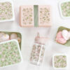 A Little Lovely Company Πλαστικό Παγούρι με Καλαμάκι Blossoms Pink DBBLPI46 450ml - Image 4